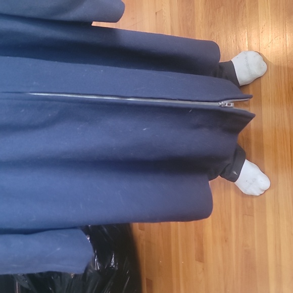 Bcbg max azria navy blue wool cashmere coat sz 10 - Picture 10 of 11